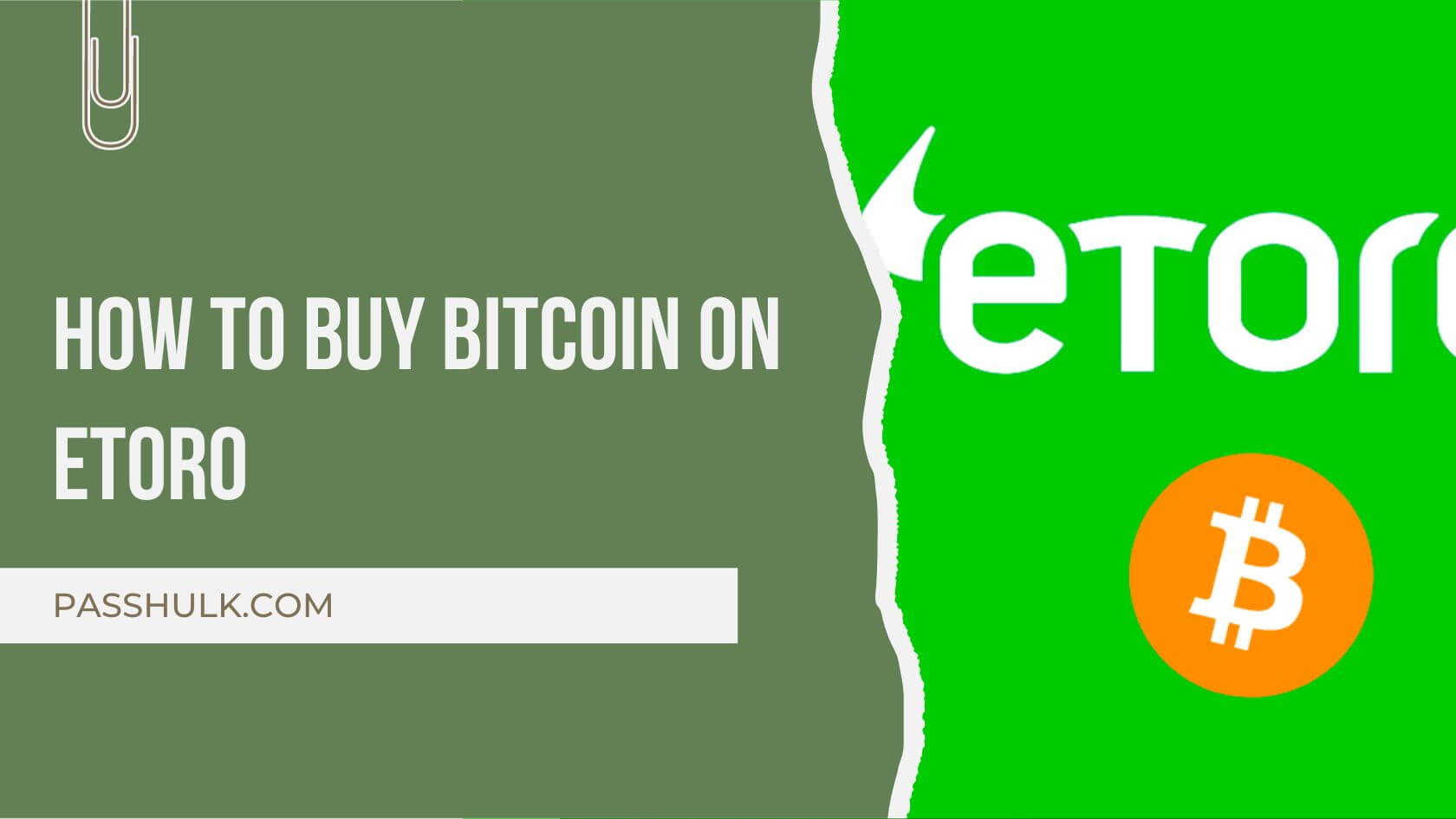 How To Buy Bitcoin On eToro