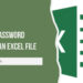 How To Password Protect An Excel File