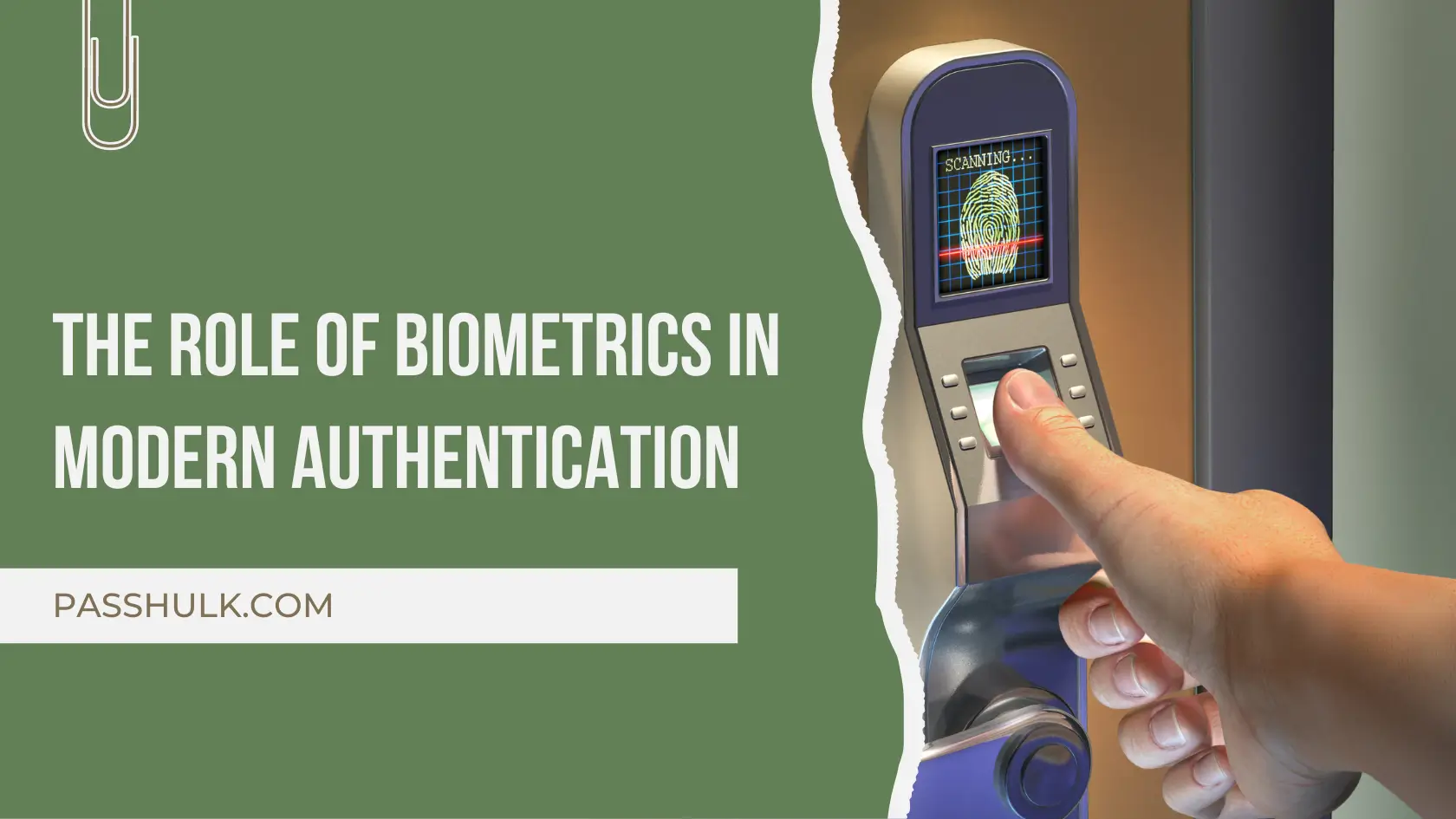 The Role of Biometrics in Modern Authentication