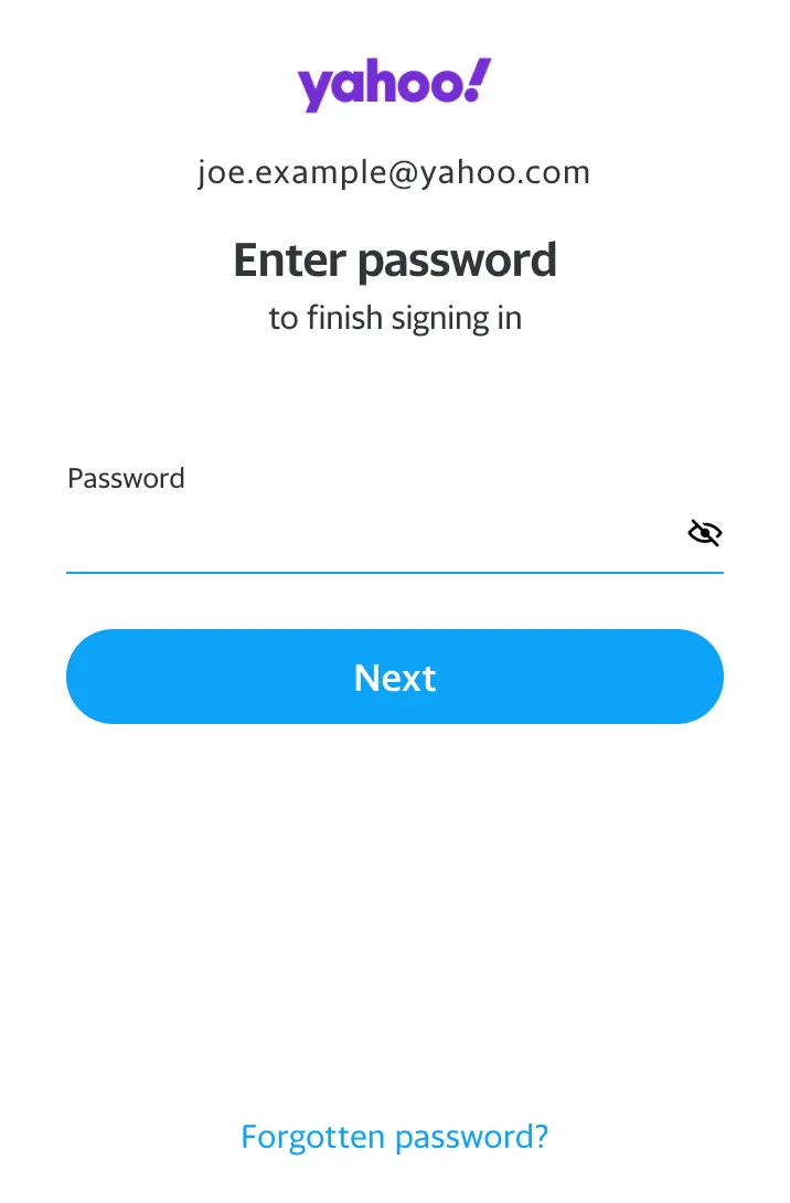 How to change password