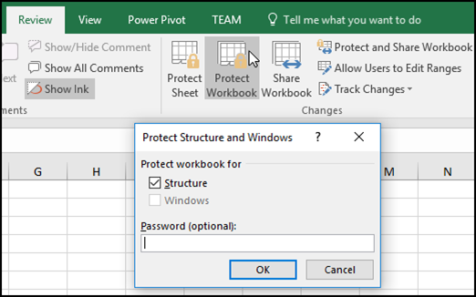 Password Protect An Excel File