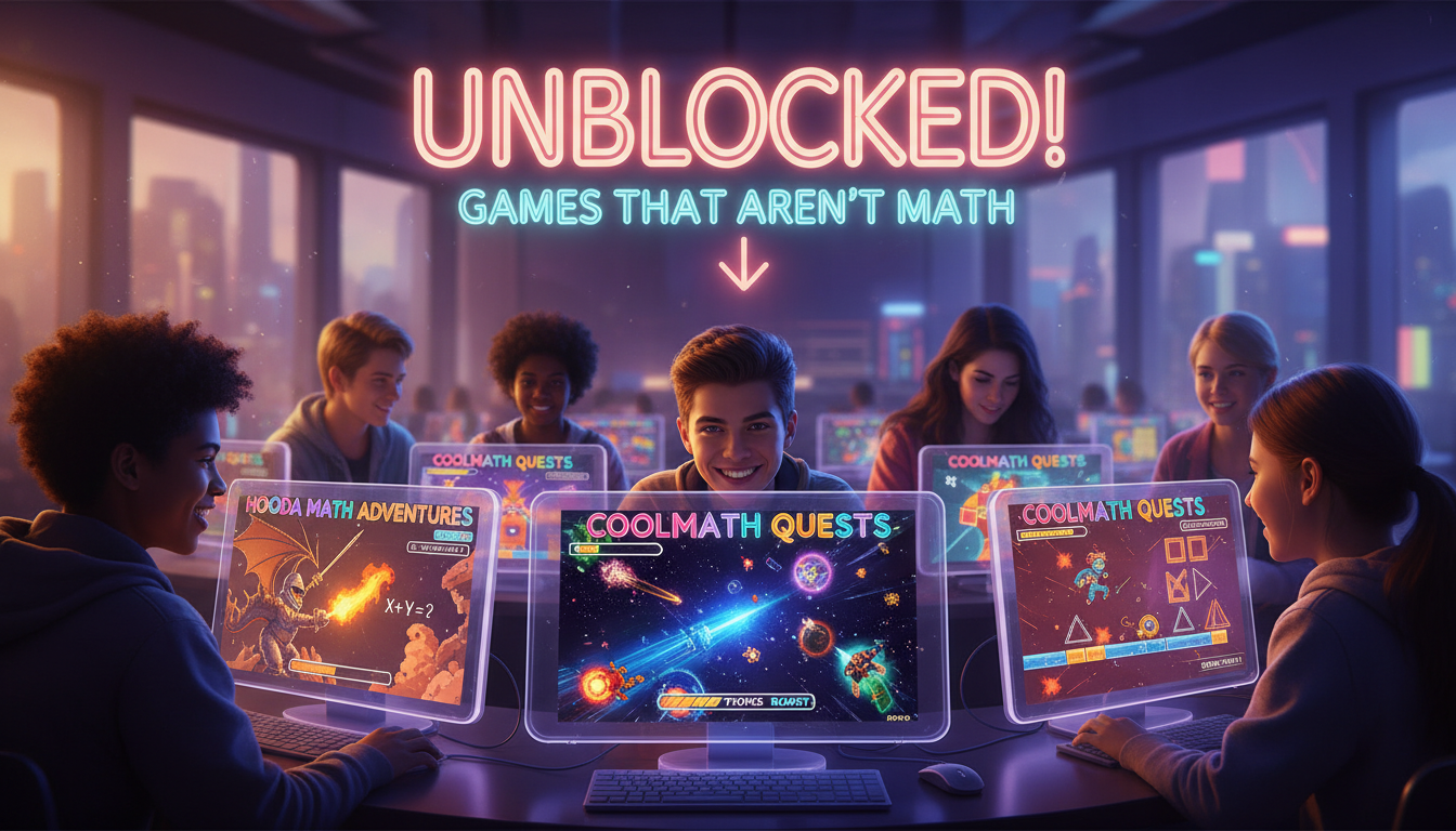 Unblocked Math Games That Aren’t Math: The Ultimate Guide to Stealth Gaming at School