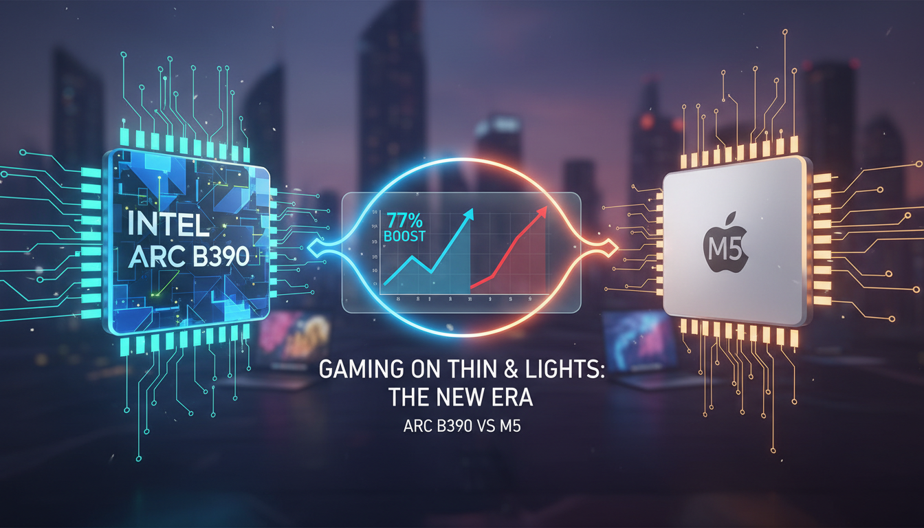 Intel Arc B390 vs Apple M5: The 2026 Thin-and-Light Gaming Showdown
