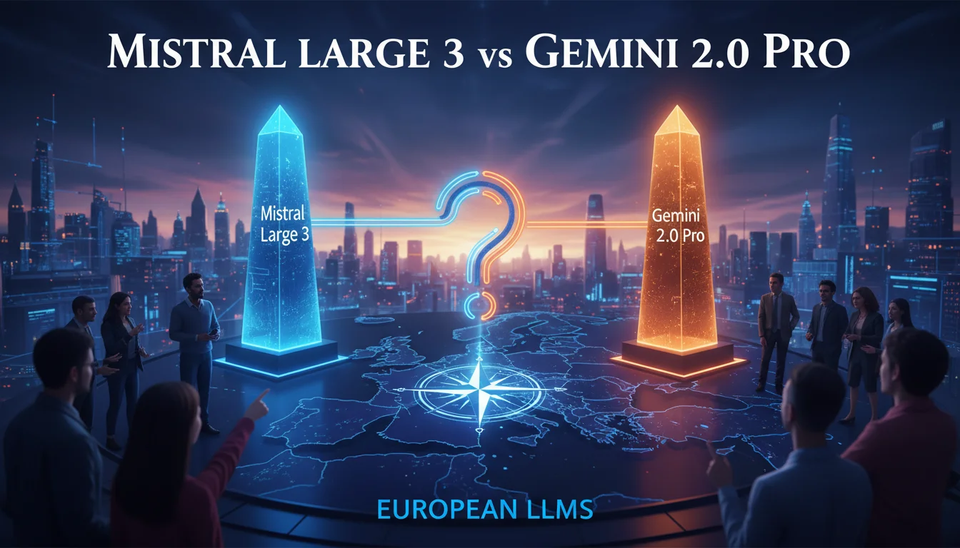 Mistral Large 3 vs Gemini 2.0 Pro: Europe’s Open Source Titan Challenges Google (2026 Review)