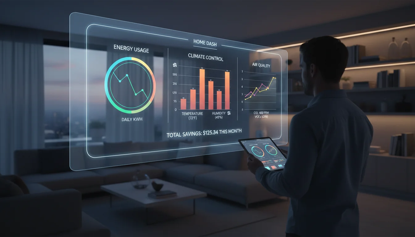 Building a Minimalist Smart Home Data Visualization Dashboard: From Sensor Chaos to Clarity