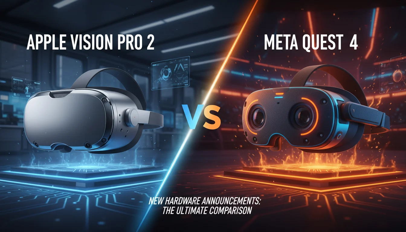 Apple Vision Pro 2 vs Meta Quest 4: The 2026 Spatial Computing Showdown