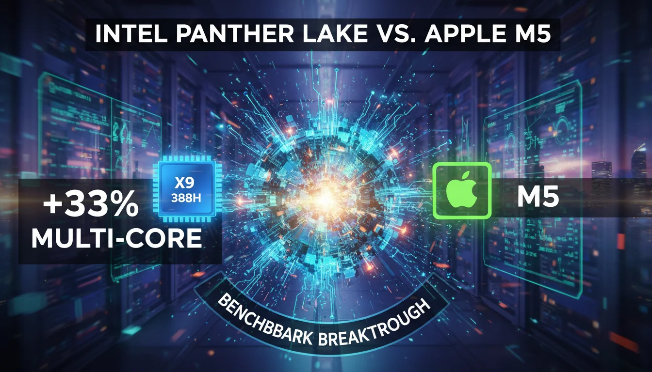 Intel Panther Lake vs Apple M5: The 33% Multi-Core Performance Gap Explained