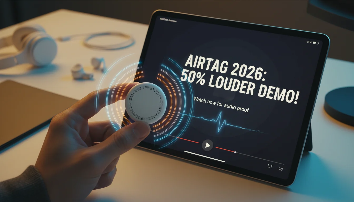 AirTag 2026 Speaker Volume Demo: Is the ‘50% Louder’ Claim Real?
