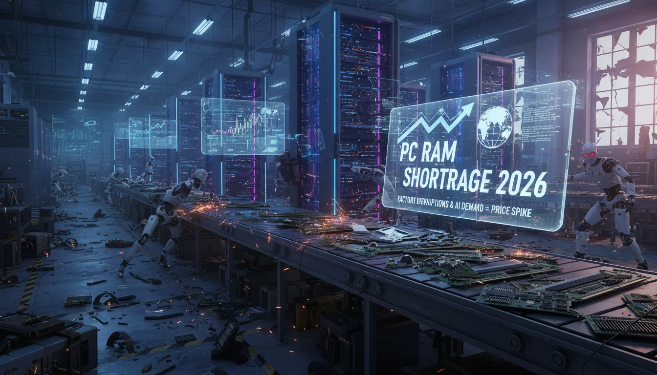 PC RAM Shortage 2026: Why Memory Prices Are Spiking & What Caused It