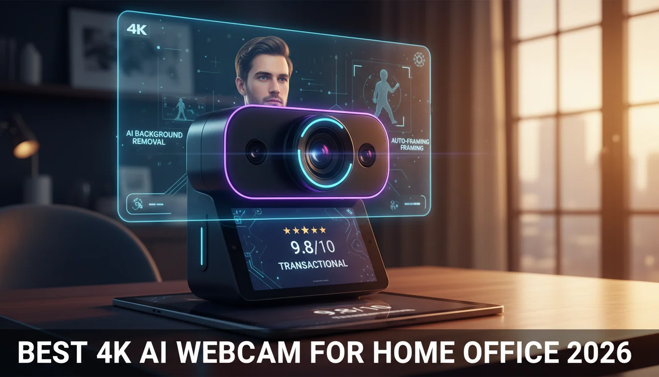 Best 4K AI Webcam for Home Office 2026: Native Tracking vs. Optical Bokeh