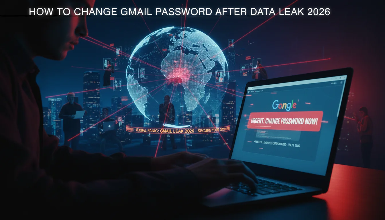 Urgent: How to Change Gmail Password After the Jan 2026 Data Leak