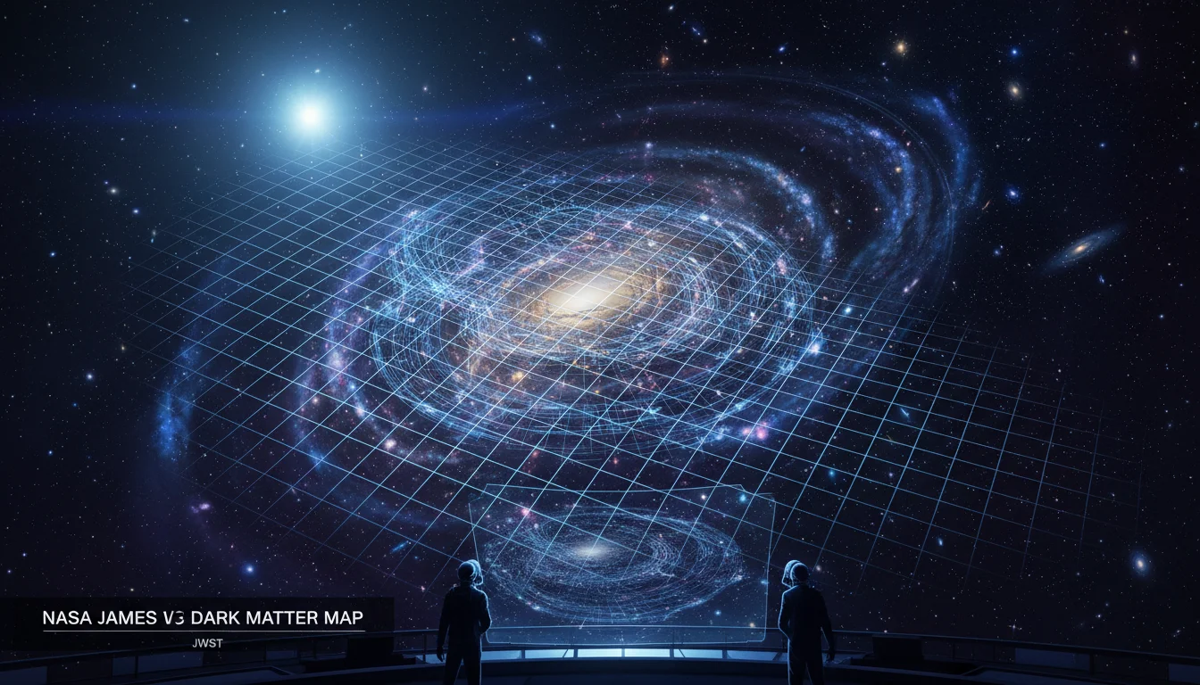 NASA James Webb Dark Matter Map: Revealing the Universe’s Invisible Scaffolding